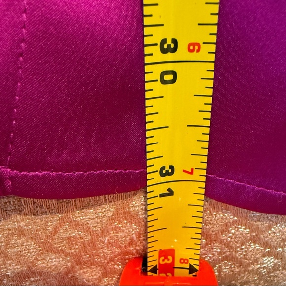 Catherine Gee NWT Daria French Cuff Silk  Blouse 100% Silk Charmeuse Orchid XL - Picture 11 of 11